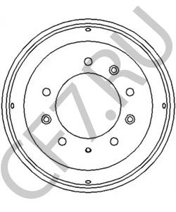 591661 SANTANA Тормозной барабан в городе Екатеринбург