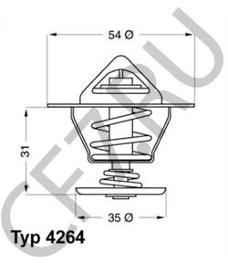 4008540 MULTICAR Термостат, охлаждающая жидкость в городе Екатеринбург