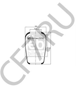 00196035 GIGANT Кожух пневматической рессоры в городе Екатеринбург