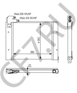 5096603 NEW HOLLAND Конденсатор, кондиционер в городе Екатеринбург
