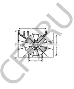 1667087402000 DAIHATSU Вентилятор, охлаждение двигателя в городе Екатеринбург