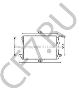 181097 MASERATI Радиатор, охлаждение двигателя в городе Екатеринбург