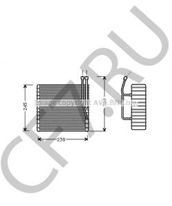 04723518 Chrysler ЭВАПОРАТОР/EVAPORATRAIR C в городе Екатеринбург