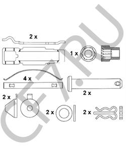 K002039 RUBERY-OWEN Комплект тормозных колодок, дисковый тормоз в городе Екатеринбург