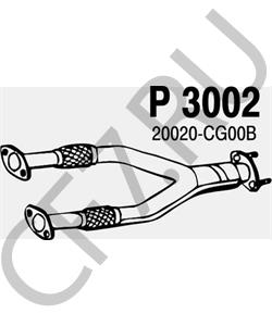 20020-CG00B INFINITI Труба выхлопного газа в городе Екатеринбург