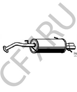 B68540100K MAZDA Система выпуска ОГ в городе Екатеринбург