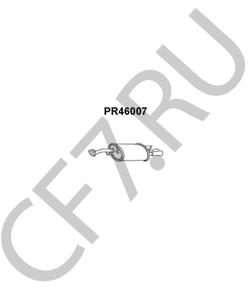 PW530185 PROTON Глушитель выхлопных газов конечный в городе Екатеринбург