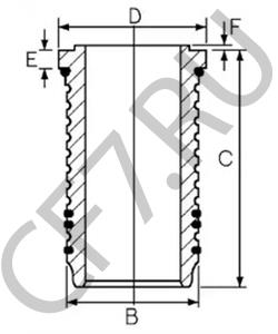 20240061 VM Гильза цилиндра в городе Екатеринбург