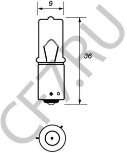 621695 CITROEN/PEUGEOT ЛАМПА ПОДСВЕТКИ 12V-H21W [ORG в городе Екатеринбург