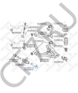 568E05 HYUNDAI / KIA TIE ROD END FEML.RHT. Автодеталь в городе Екатеринбург