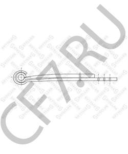 0508212160 BPW Многолистовая рессора в городе Екатеринбург