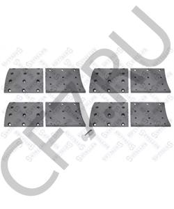 633107904 VAN HOOL Комплект тормозных башмаков, барабанные тормоза в городе Екатеринбург