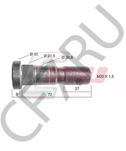 SS0100280 EBRO Болт крепления колеса в городе Екатеринбург