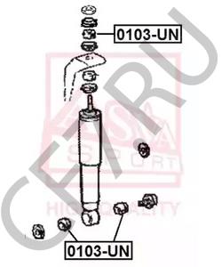 5611294000 GPC GP Втулка стабилизатора GP2163-SSB-NI (56112-94000) в городе Екатеринбург