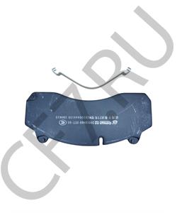 WG9100444150 WEICHAI ТОРМОЗНАЯ КОЛОДКА В СБОРЕ, шт в городе Екатеринбург