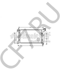 734851 VALEO Радиатор охлаждения двигателя в городе Екатеринбург