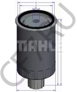 1119G-030 CUMMINS FOTON Фильтр топливный {ГОТ} (ZK6737D E-2,XML6720C) "Hao-p" в городе Екатеринбург