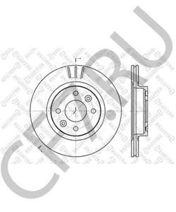 230108 ASP Тормозной барабан FIAT ALBEA/DOBLO 01- задний D=228 в городе Екатеринбург