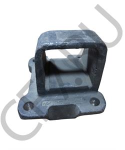 2401ZHS01A-042 DFM Кронштейн задней рессоры левый П-обр (белая кабина Dong Feng) 155х190 в городе Екатеринбург