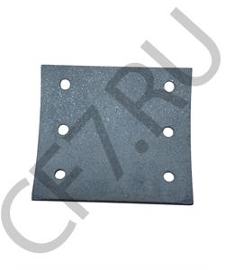 WG9100440027 HOWO Накладка тормозная передняя 160*6 отв в городе Екатеринбург