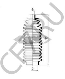 QEY10002 ROV/TRI/JAG/AUS/MG Пыльник, рулевое управление в городе Екатеринбург