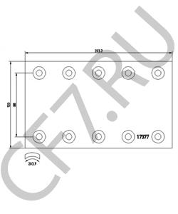 0309229530 BPW Тормозная накладка в городе Екатеринбург