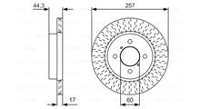 CM Диск тормозной передний CHERY Kimo, QQ6