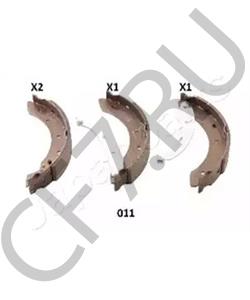 SL35004 LIFAN Колодки тормозные задние Lifan Breez (4 шт.), компл в городе Екатеринбург