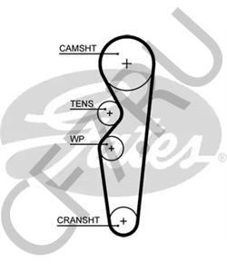 4801007081BA CHERY Ремень ГРМ Amulet, шт в городе Екатеринбург