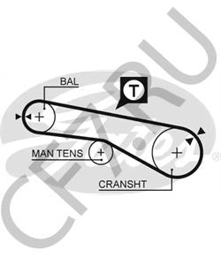 SMD182295 HAVAL Ремень ГРМ балансировочный в городе Екатеринбург