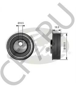 SMD352473 GREAT WALL Натяжной ролик, ремень ГРМ в городе Екатеринбург