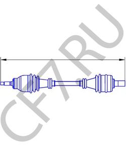 18751100 TALBOT Приводной вал в городе Екатеринбург