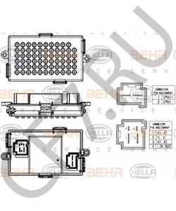 9 179 413 BMW (BRILLIANCE) Регулятор, вентилятор салона в городе Екатеринбург