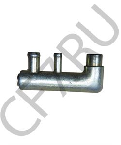 612640060027/1000595273 SHAANXI Патрубок помпы WP12 ( П*П*П ) в городе Екатеринбург