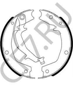 583503FA00 HYUNDAI / KIA КОМПЛ ТОРМОЗНЫХ КОЛОДОК (4ШТ)[ORG в городе Екатеринбург