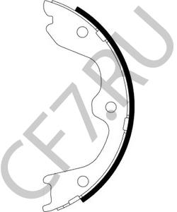 D40F0-AR06K IME Комплект тормозных колодок, стояночная тормозная система в городе Екатеринбург