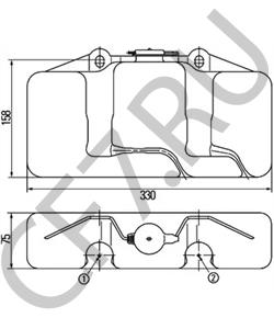 5350661255 TEREX Резервуар для воды (для чистки) в городе Екатеринбург