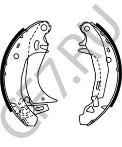 424173 DALLAS Комплект тормозных колодок в городе Екатеринбург