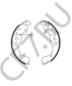 04495-0D070 TOYOTA (GAC) Комплект тормозных колодок в городе Екатеринбург