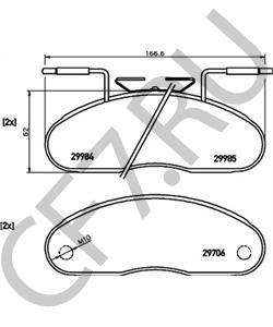 5000815574 SAVIEM Комплект тормозных колодок, дисковый тормоз в городе Екатеринбург