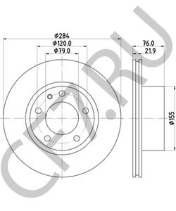 34 11 1 151 655 ALPINA Тормозной диск в городе Екатеринбург