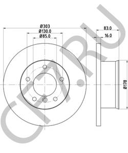 4604210012 PUCH Тормозной диск в городе Екатеринбург