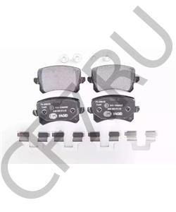 5ND698451 Loosoo Тормозные колодки, автомобильные (комплект 4 колодки) в городе Екатеринбург