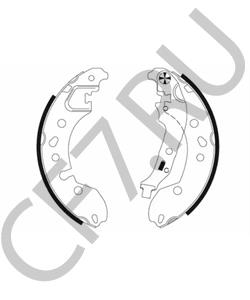 4534230100 Mercedes КОМПЛЕКТ КОЛОДОК ТОРМОЗНЫХ ЗАДНИХ в городе Екатеринбург