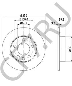 1J0615601P FORD AUSTRALIA Тормозной диск в городе Екатеринбург