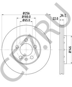 6R0615301 FORD AUSTRALIA Тормозной диск в городе Екатеринбург