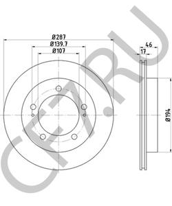 5521156B00A00 SUZUKI Тормозной диск в городе Екатеринбург