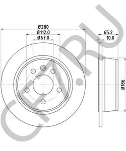 638 423 01 12 MB ДИСК ТОРМОЗНОЙ в городе Екатеринбург