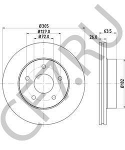 52098672 JEEP VIASA Тормозной диск в городе Екатеринбург
