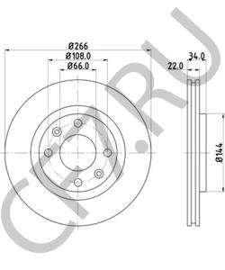 424983 CITROËN (DF-PSA) Тормозной диск в городе Екатеринбург